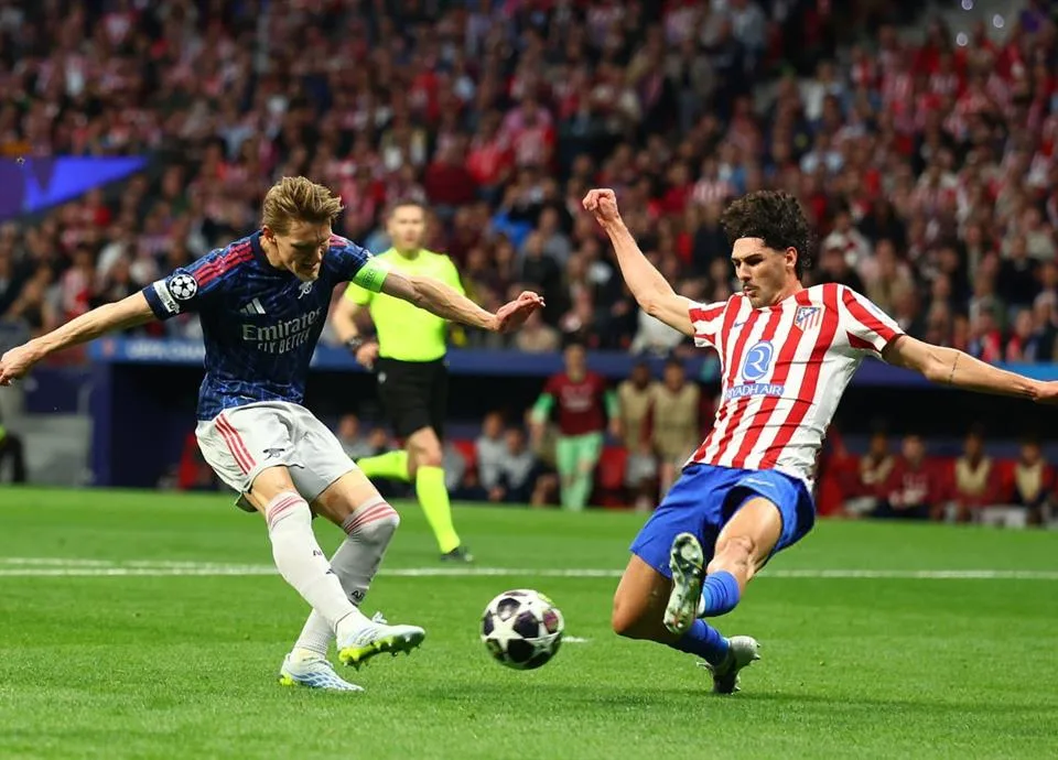 Atlético y Arsenal empatan sin goles en semifinal de Champions