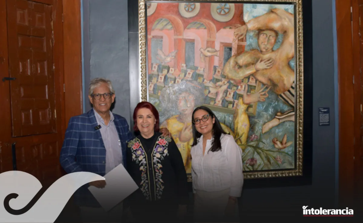 BUAP recibe donación de obra del artista boliviano José Bayro