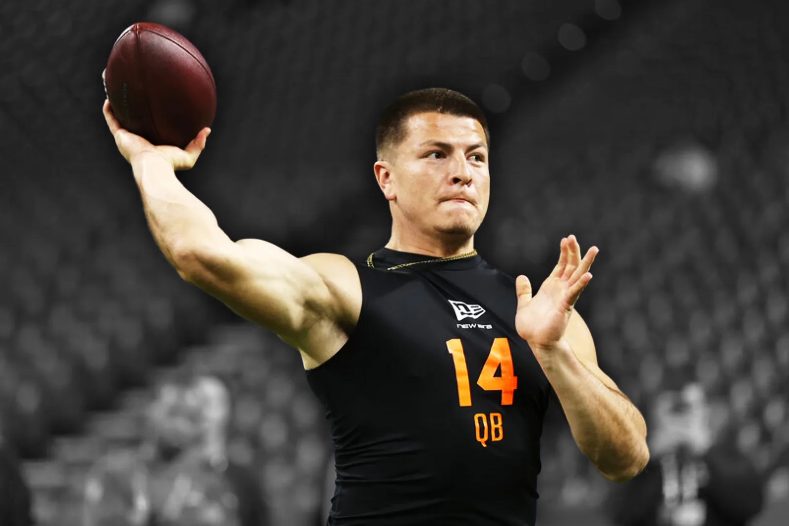 Diego Pavia pasó tres horas lanzando dinero en un club nudista días antes del Draft de la NFL