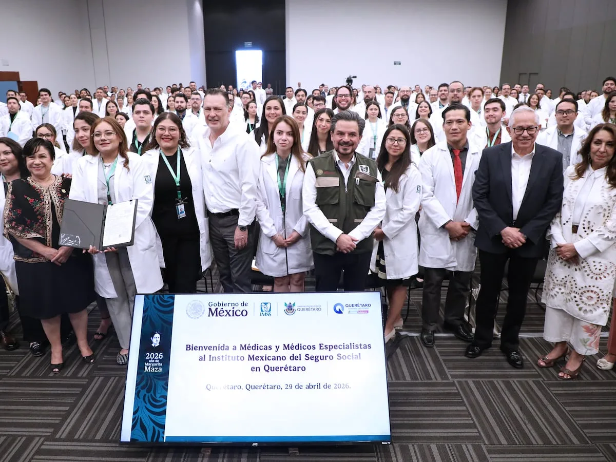 El IMSS incorpora 205 especialistas médicos para reforzar la atención en Querétaro