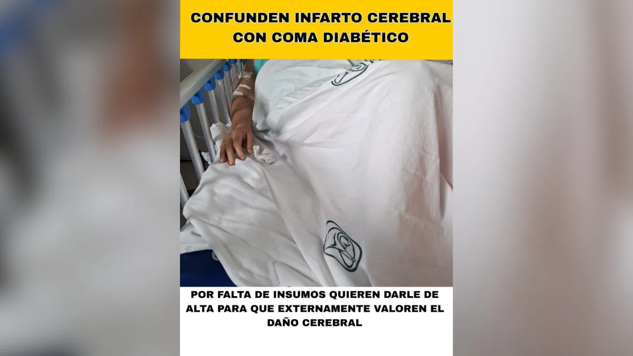 Familia denuncia diagnóstico erróneo de infarto cerebral en el IMSS