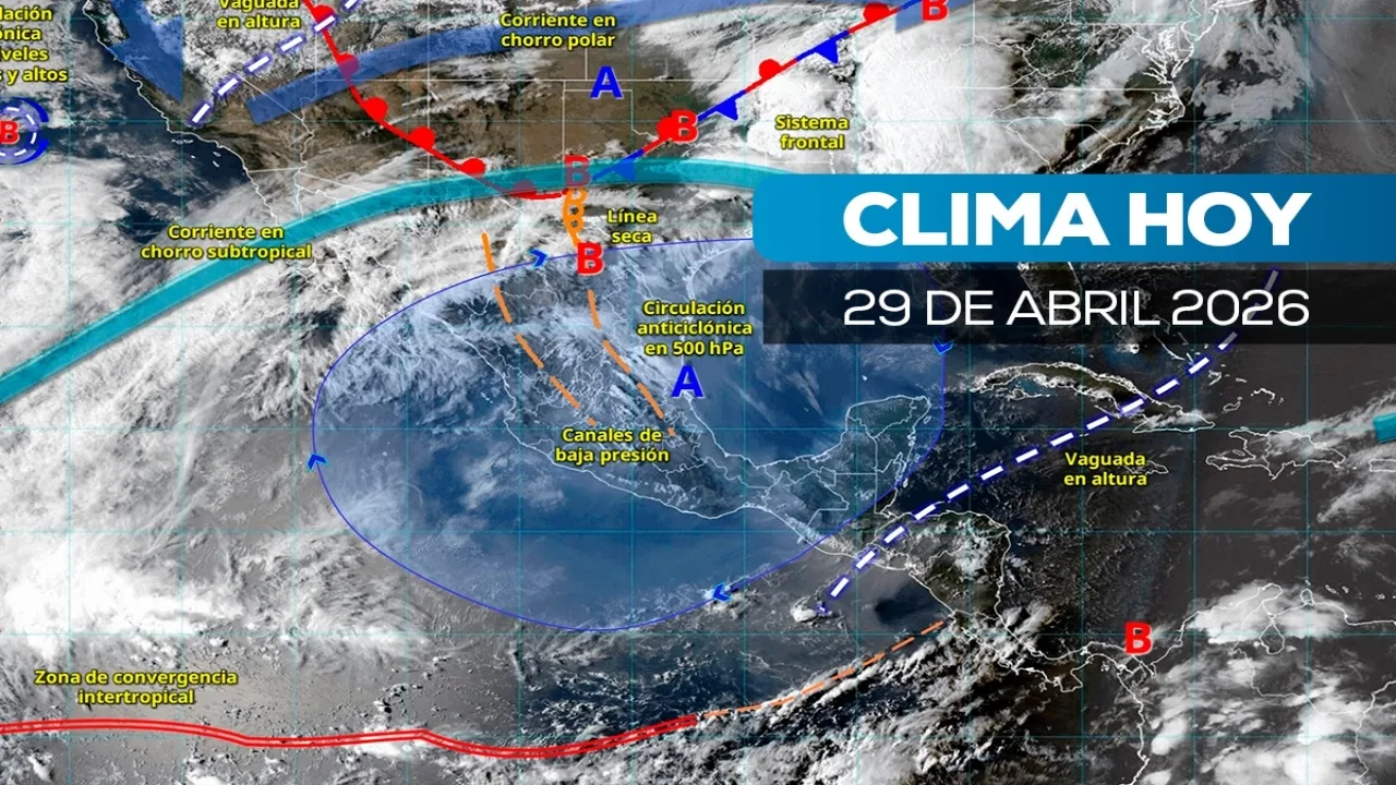 Golpe de calor y tormentas dividen a México: alertan por hasta 45° en el norte