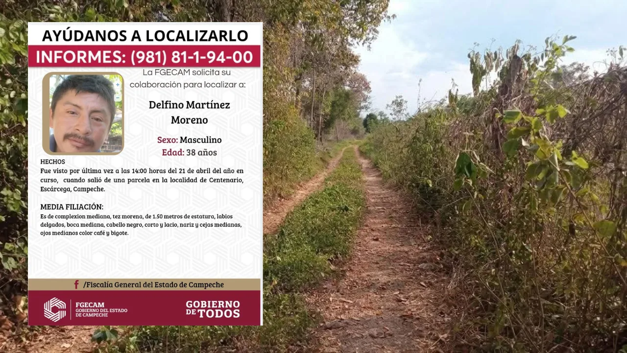 Hallan sin vida a hombre desaparecido hace una semana en Escárcega