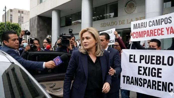 Maru Campos rechaza comparecer ante el Senado por operativos de agentes estadounidenses