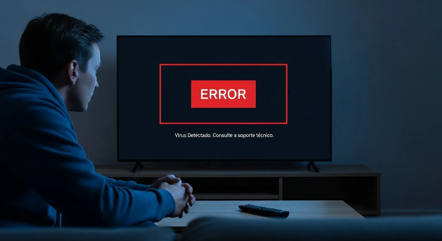 Síntomas de virus en smart TV y pasos para proteger tus datos