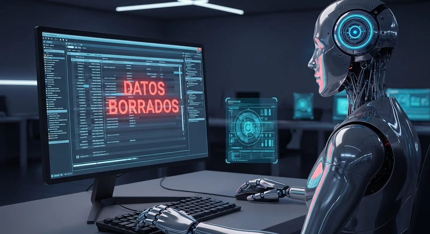 Un agente de IA borró la base de datos de una empresa en nueve segundos sin autorización