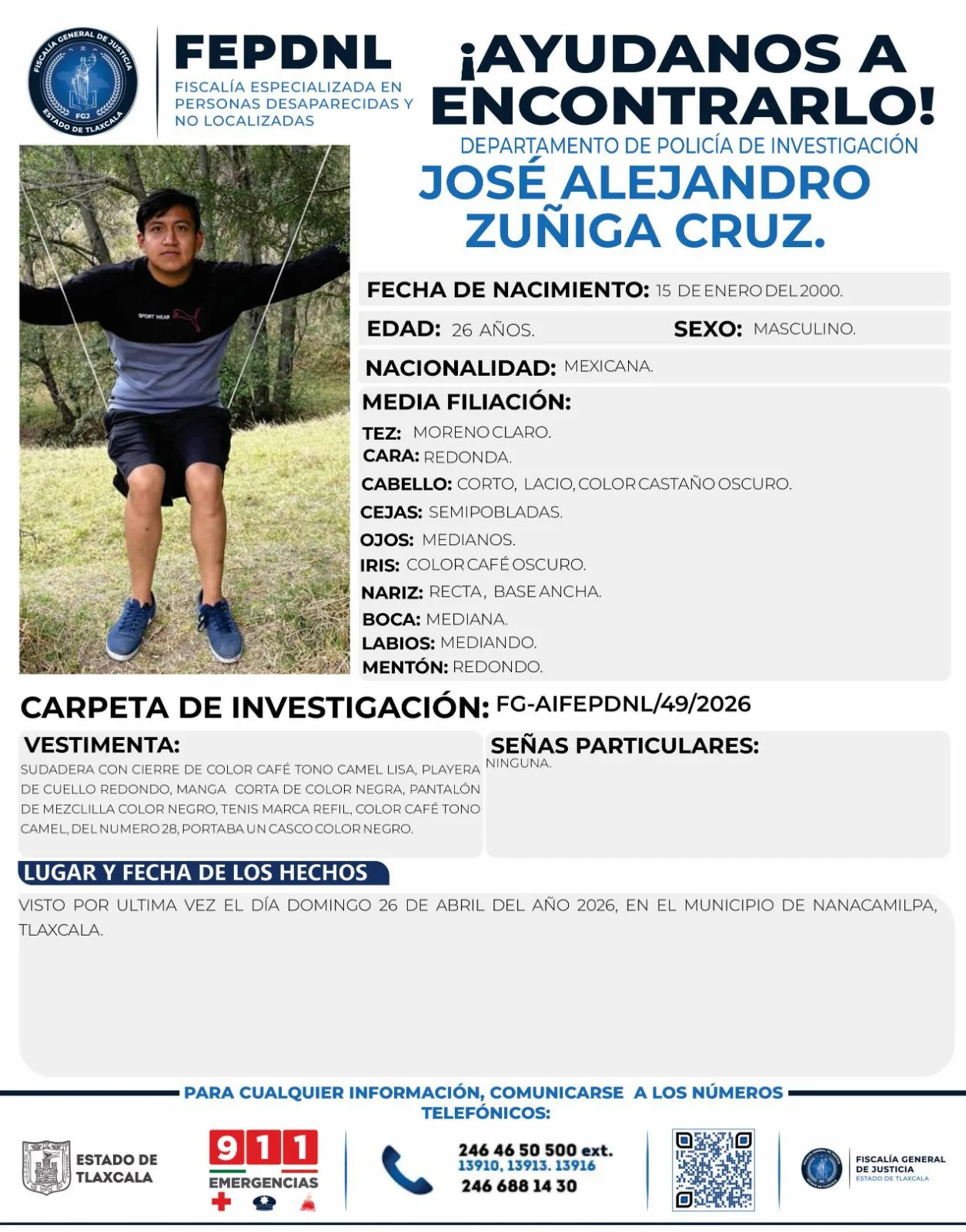 Un joven de 26 años fue asesinado en Tlaxcala tras intentar vender un celular por Facebook