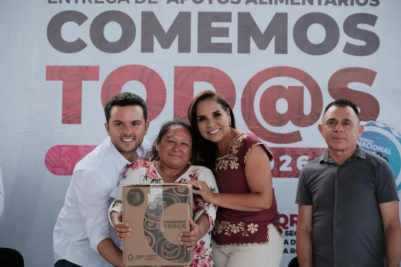 Amplían el programa alimentario “Comemos Tod@s” para beneficiar a más familias en Quintana Roo