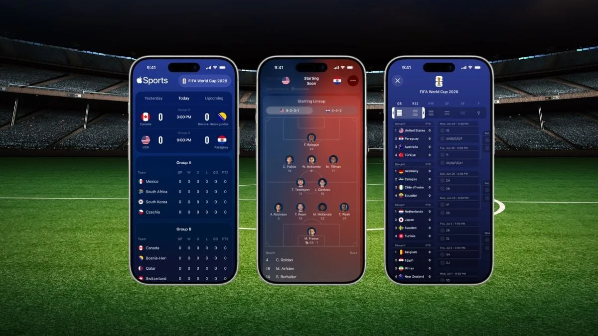 Apple amplía Apple Sports a más de 170 países con novedades para el Mundial 2026