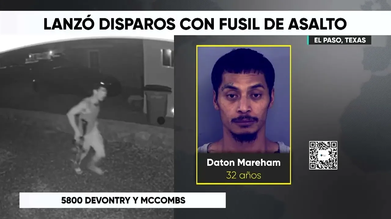 Arrestan en El Paso a hombre armado que causó pánico en zona residencial