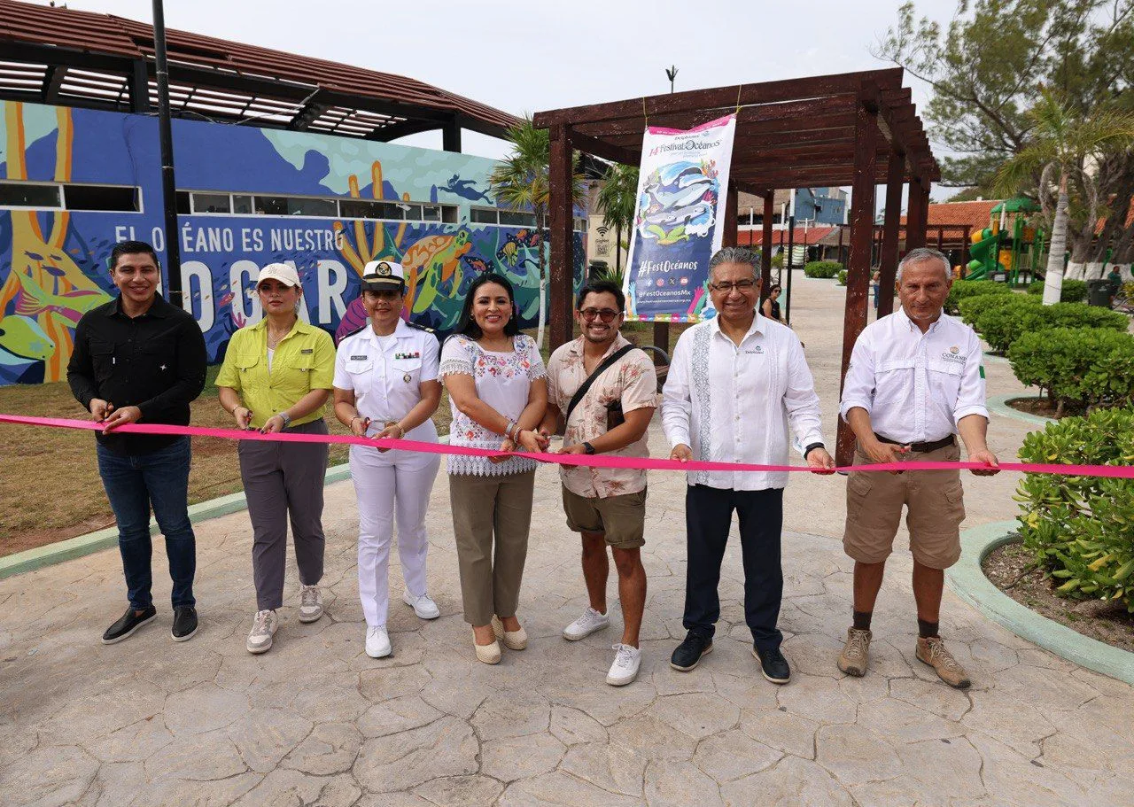 Blanca Merari impulsa conciencia ambiental en el 14 Festival de los Océanos en Puerto Morelos