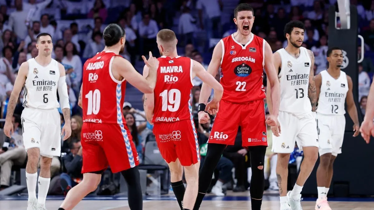 Breogán rompe una racha de 23 años y vence al Real Madrid en el Palacio
