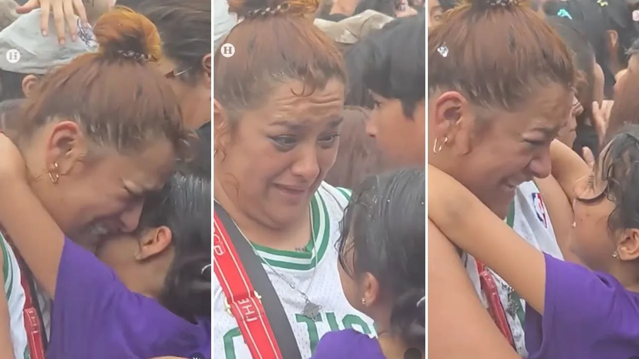 Buscan a madre e hija que emocionaron al público en el Zócalo para regalarles boletos de BTS