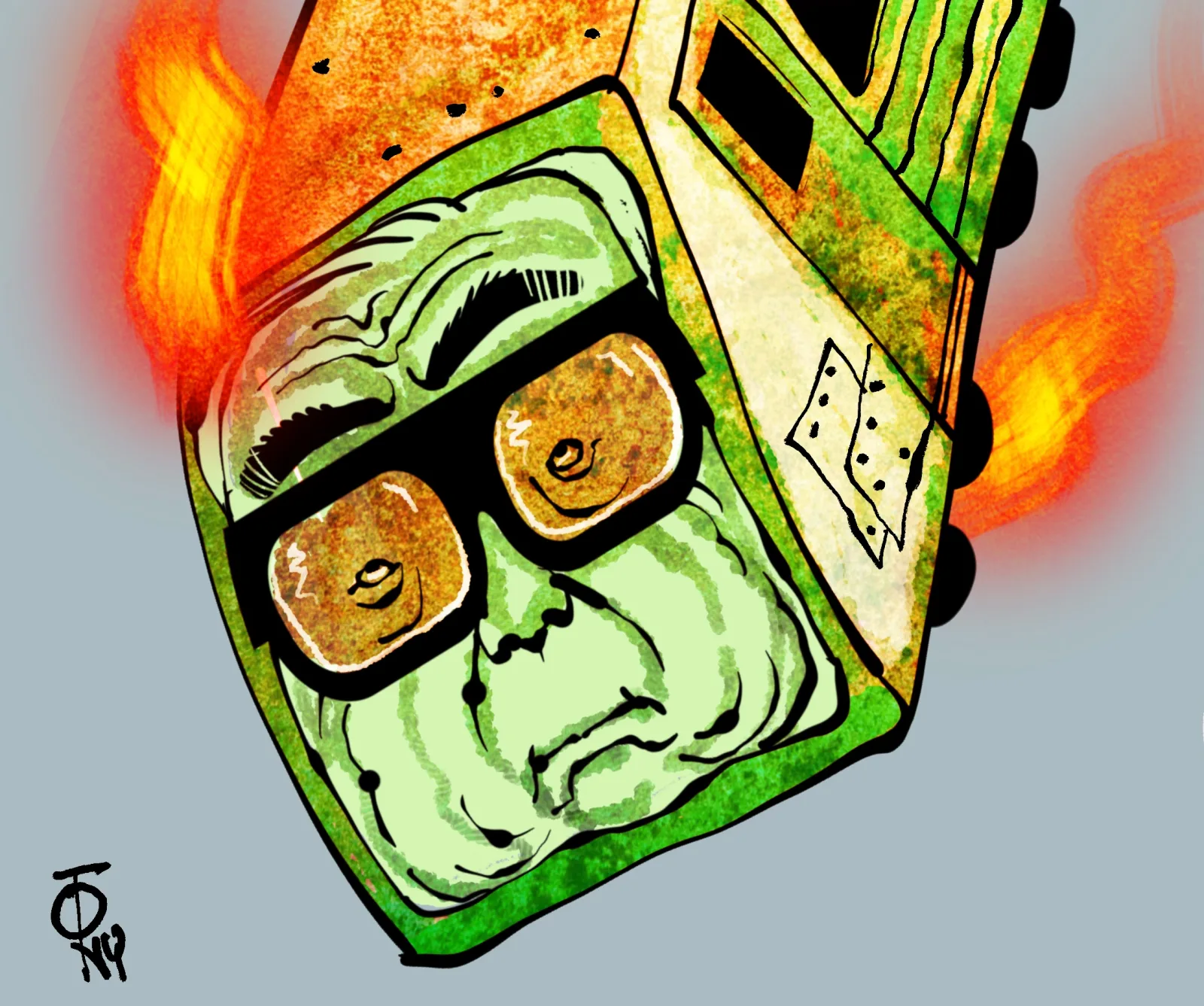 Cartón de Tony: El Tren Moya