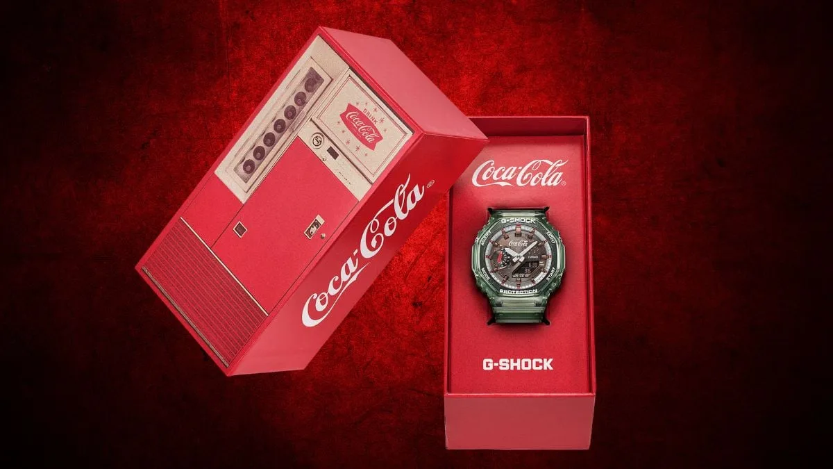 Casio presenta un G-Shock edición especial por los 140 años de Coca-Cola
