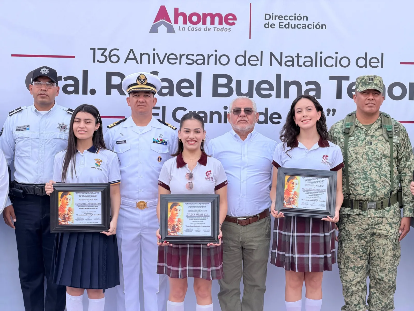 Conmemoran en Los Mochis el aniversario del natalicio del General Rafael Buelna Tenorio