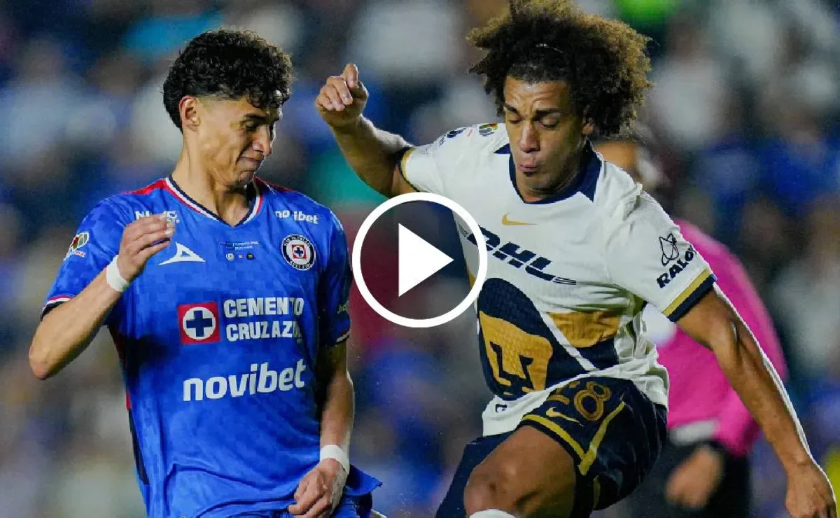 Cruz Azul y Pumas disputan la final de vuelta del Torneo Clausura 2026 en el Olímpico Universitario
