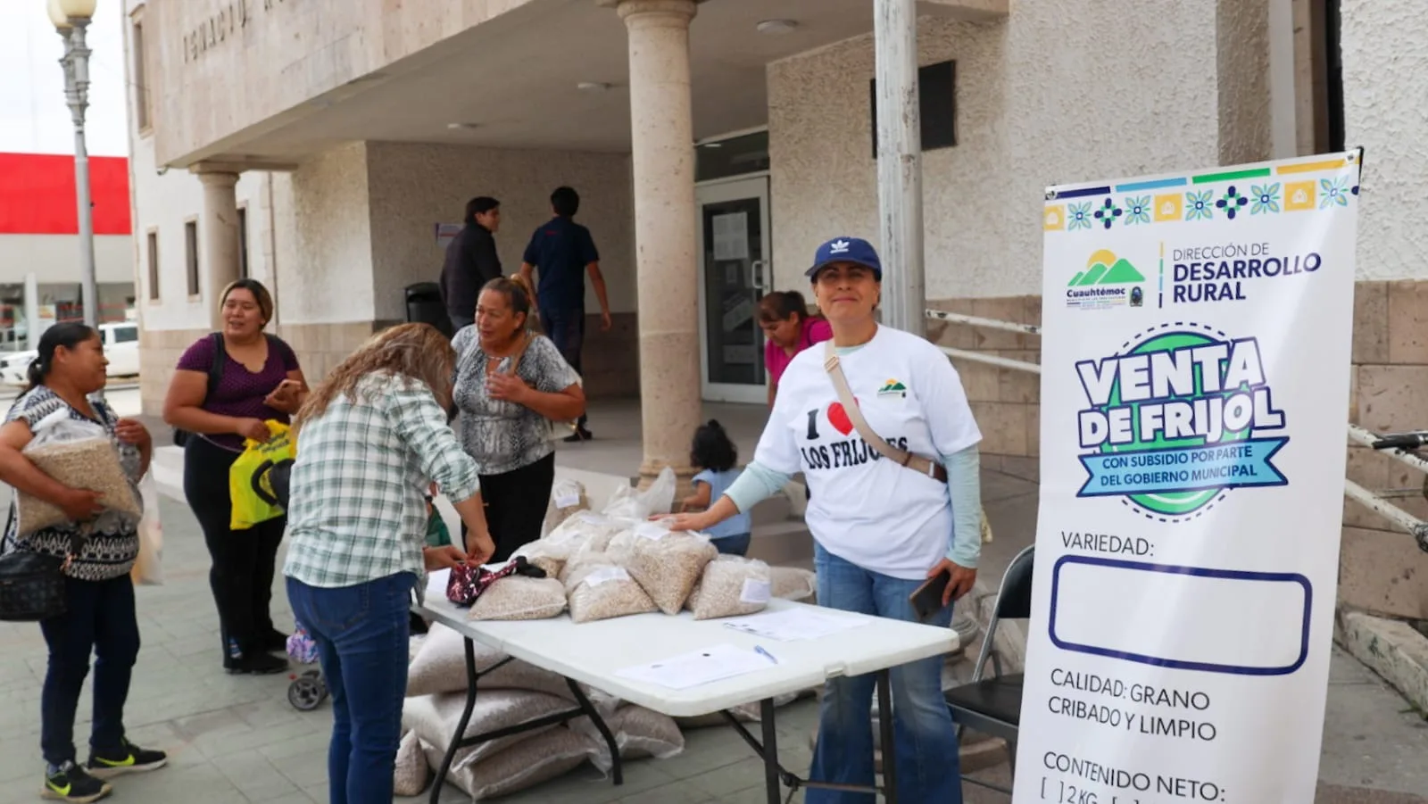 Cuauhtémoc continúa venta de frijol subsidiado a 12.50 pesos el kilo
