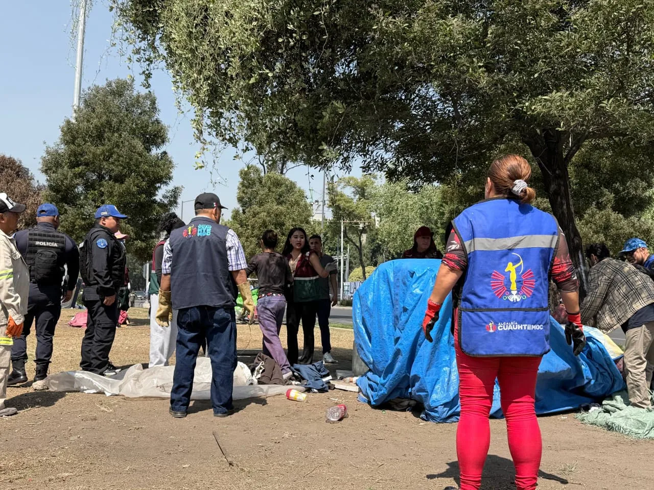 Cuauhtémoc despliega brigadas para atender a personas en situación de calle