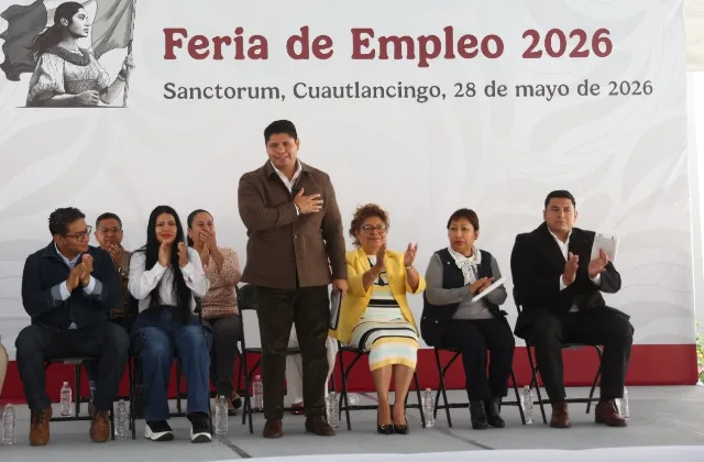 Cuautlancingo impulsa la economía local con su Tercera Feria del Empleo en Sanctorum