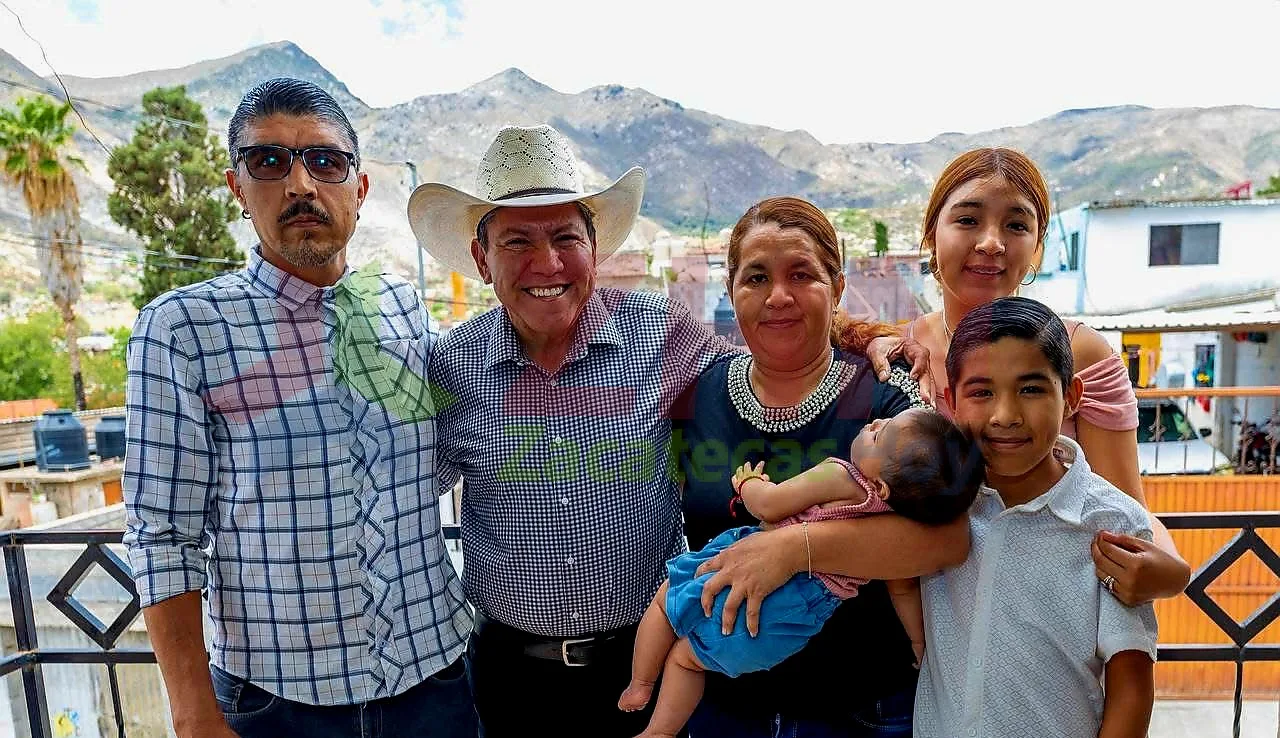 David Monreal impulsa viviendas dignas y anuncia rehabilitación de calles en Concepción del Oro