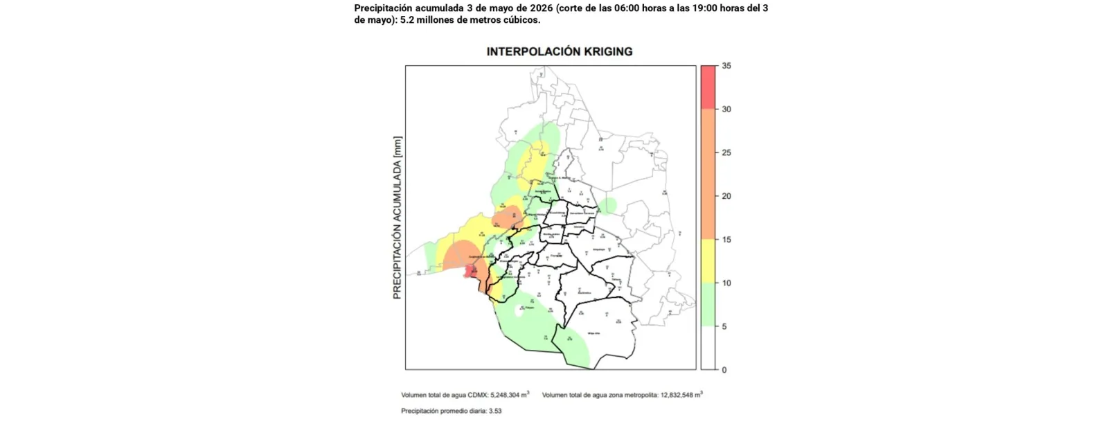 Despliegue de 111 efectivos y maquinaria ante lluvias atípicas en Ciudad de México