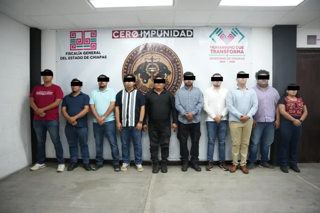 Detienen a diez personas en Chiapas por presuntos actos de tortura en operativo policial