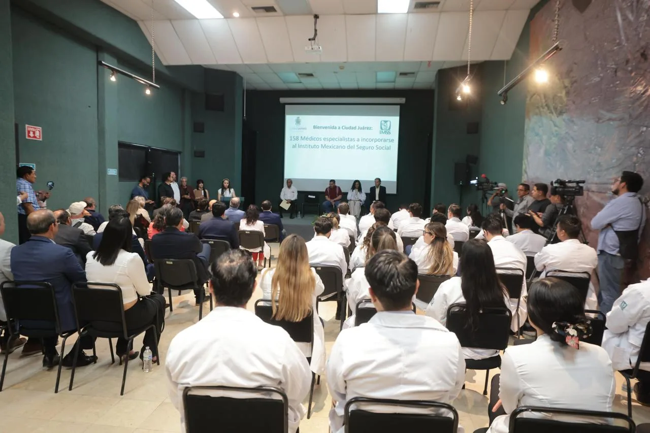 Dos tercios de los especialistas que llegaron a Juárez se integraron al Hospital General Regional 2 del IMSS