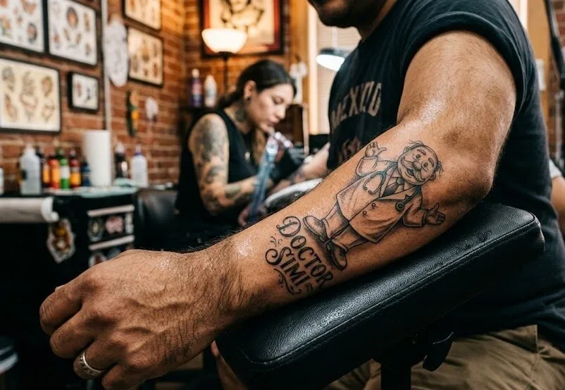 Dr. Simi entregará dinero a quienes tengan un tatuaje permanente del personaje