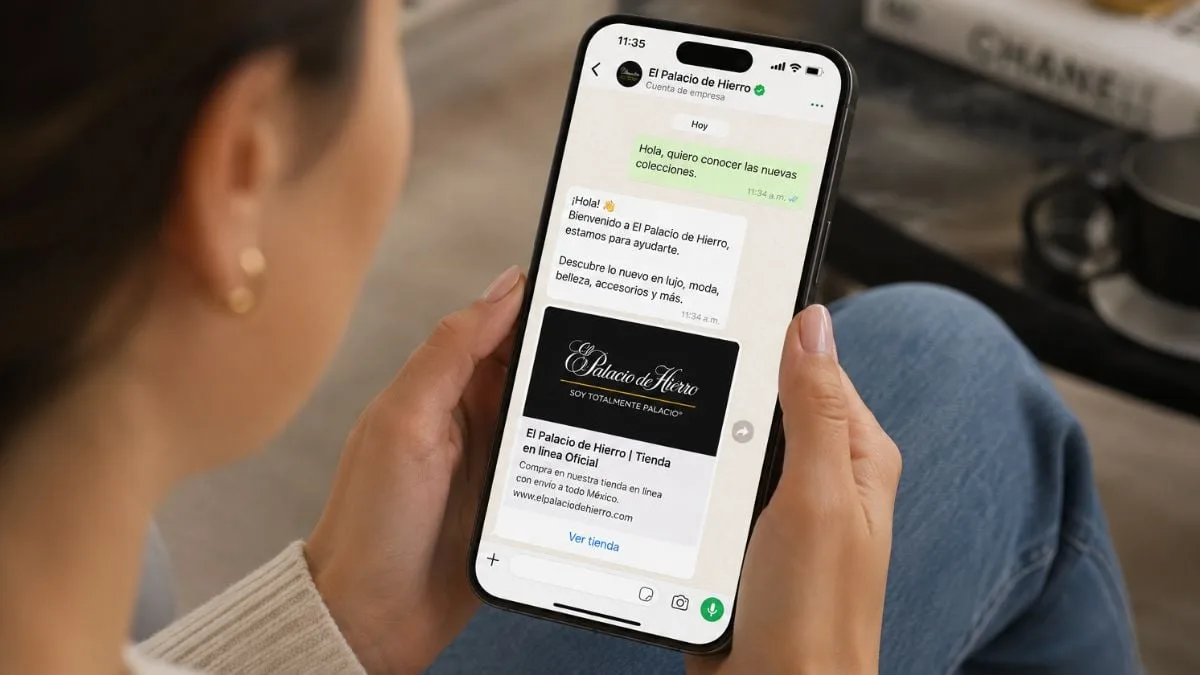 El Palacio de Hierro impulsa ventas de lujo en México a través de WhatsApp y pagos diferidos