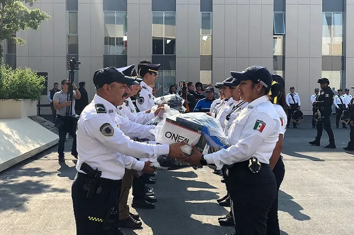 Entregan equipamiento completo y uniformes a Policía de Morelia con recursos federales