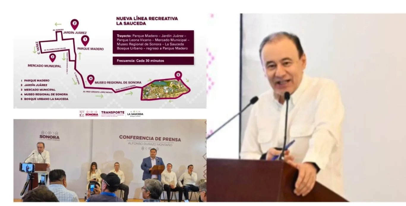 Gobernador Durazo lanza ruta gratuita para acceso familiar al Bosque La Sauceda en Hermosillo