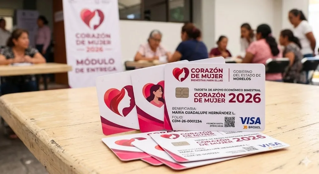 Gobierno de Morelos inicia entrega de tarjetas “Corazón de Mujer” para apoyo económico 2026