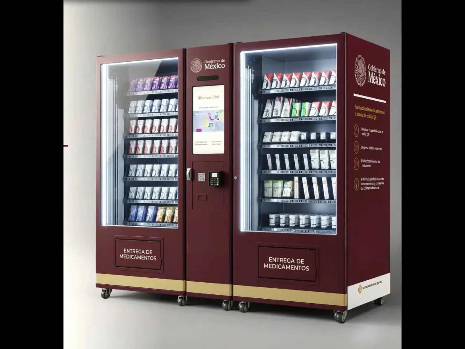 Gobierno implementará dispensadores automáticos para entregar medicamentos gratuitos