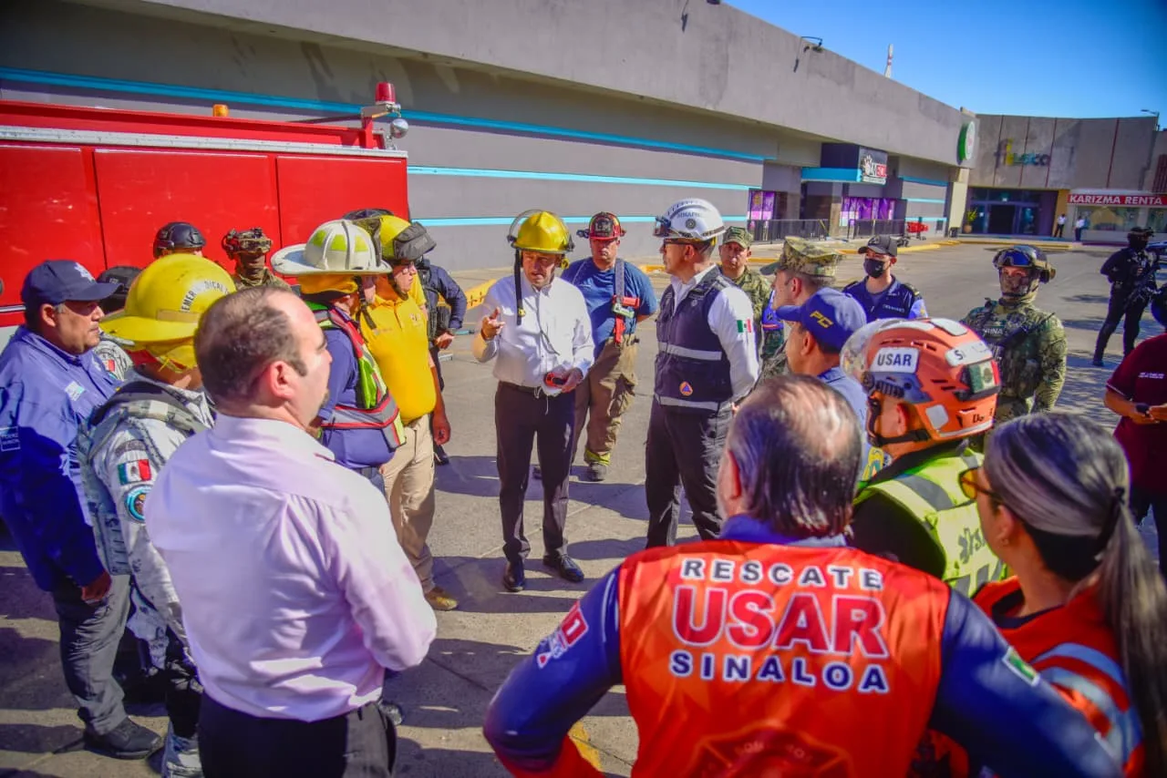 Gobierno y ciudadanía coordinan respuesta efectiva tras incendio en Los Mochis