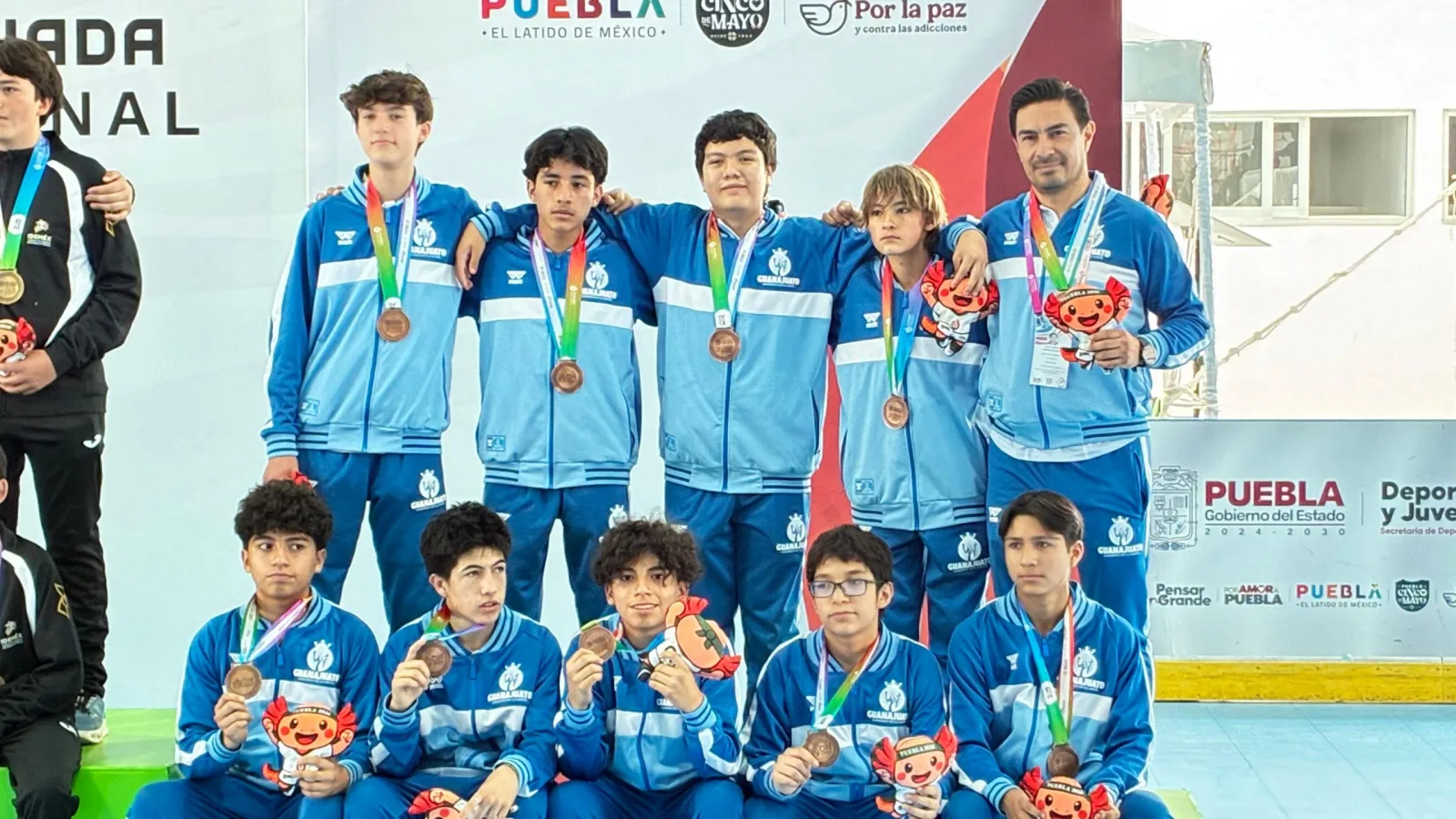 Guanajuato conquista el bronce en hockey sobre ruedas en la Olimpiada Nacional