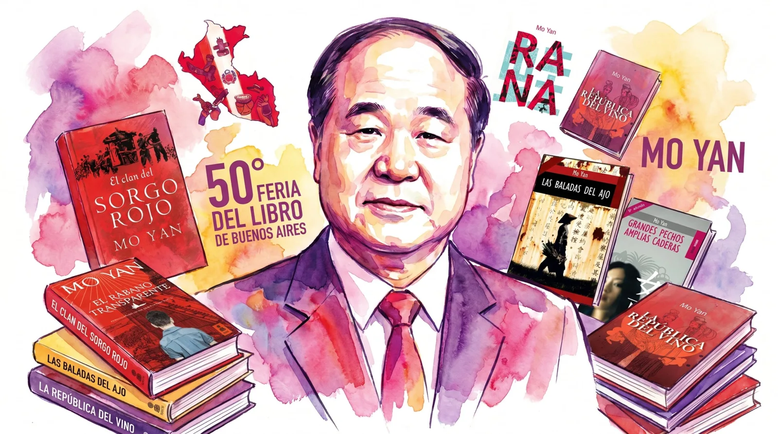 Guía de lectura para adentrarse en la obra de Mo Yan, Nobel chino que llega a Buenos Aires