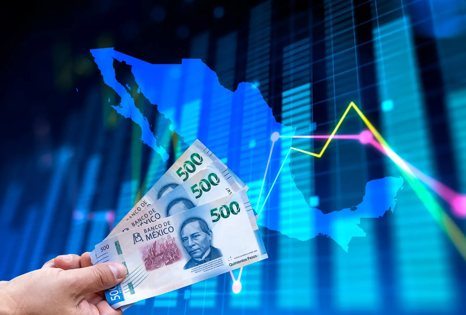 Hacienda reduce la previsión de crecimiento económico de México para 2026 a 2.3%