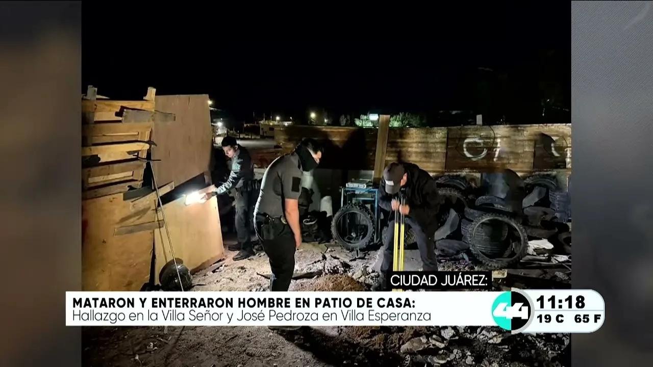 Hallan cuerpo enterrado en patio de vivienda tras operativos de inteligencia en Ciudad Juárez