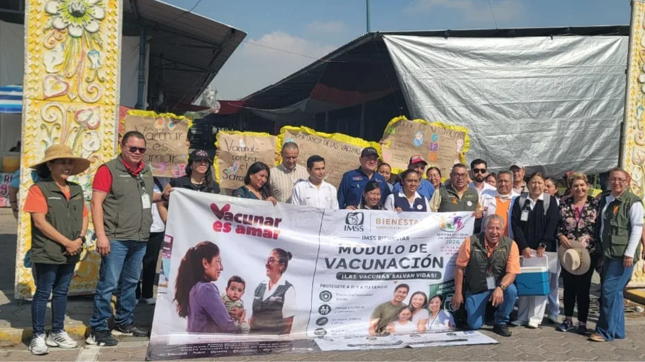 IMSS Bienestar intensifica campaña de vacunación en San Salvador Atenco