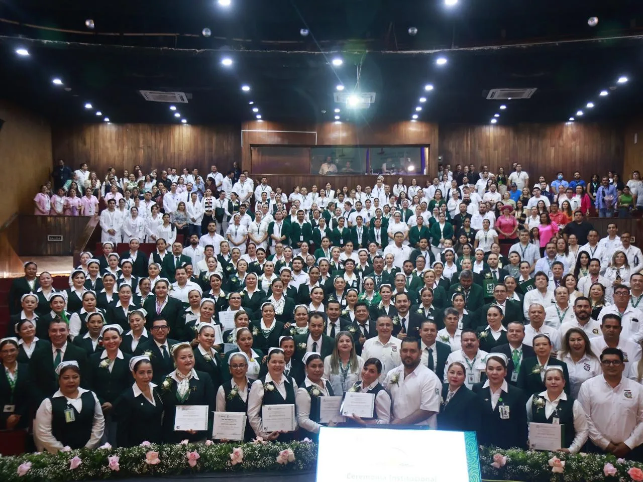 IMSS Sinaloa reconoce la labor del personal de Enfermería en acto institucional