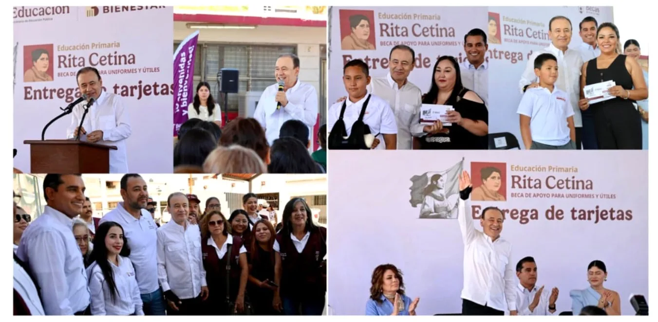 Inicia en Sonora entrega de becas Rita Cetina para estudiantes de primaria