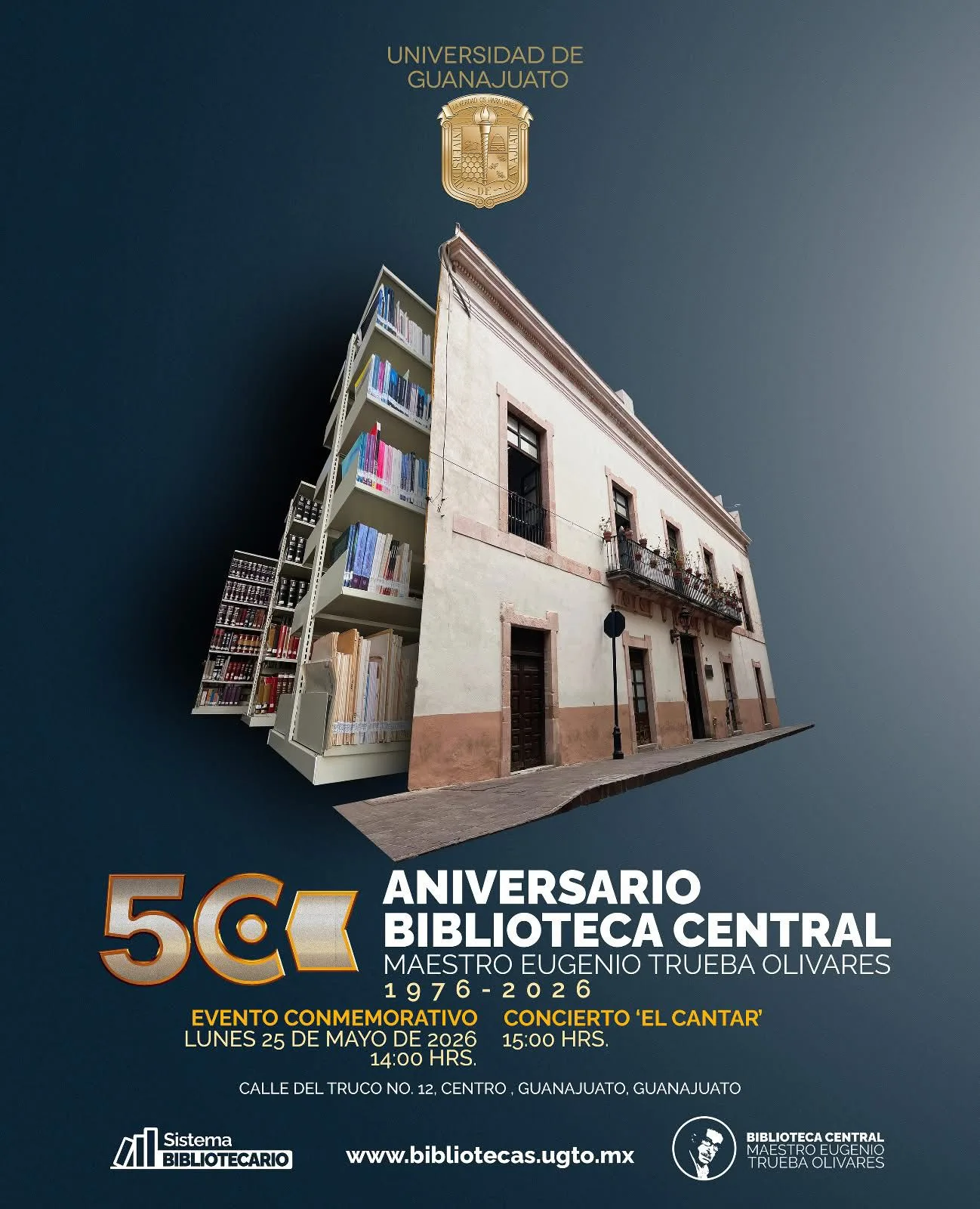 La Biblioteca Central de la Universidad de Guanajuato celebra cinco décadas al servicio de la comunidad