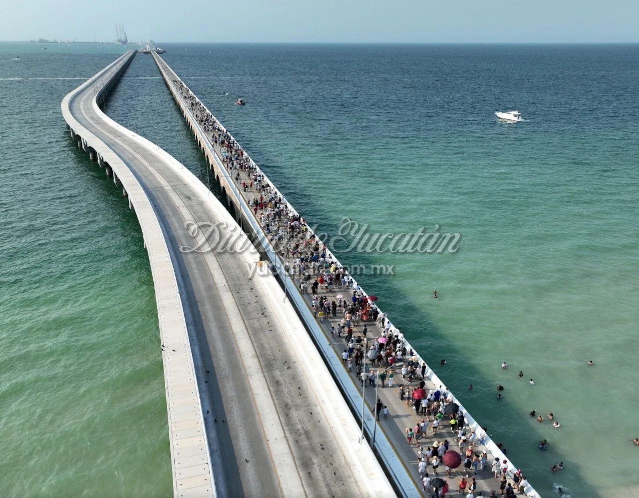 La Caminata Sobre el Mar congregó a casi 1.800 personas en Progreso