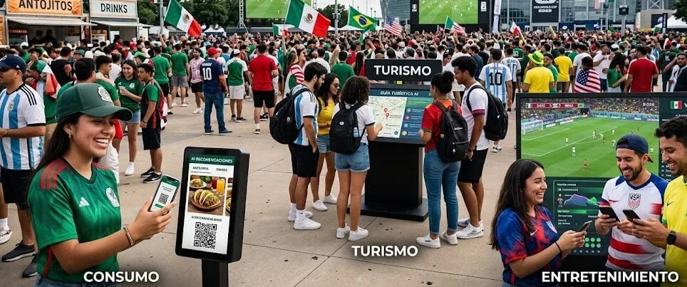 La inteligencia artificial revolucionará el consumo, entretenimiento y turismo en el Mundial 2026