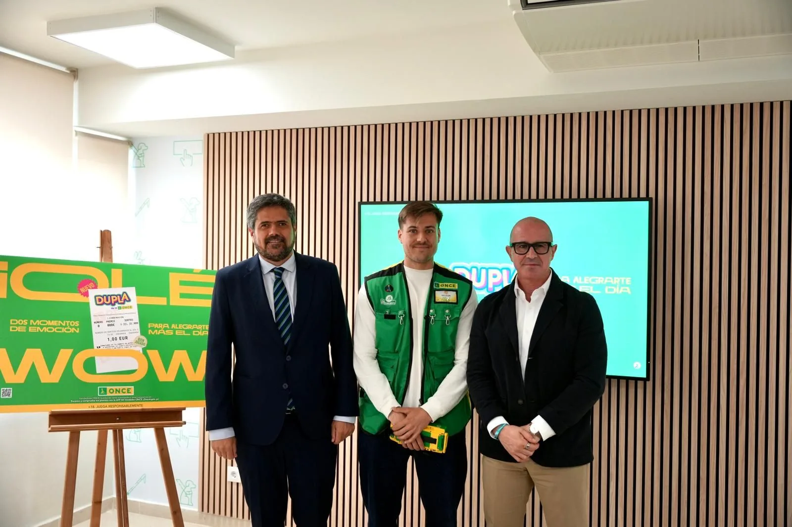 La ONCE lanza en Badajoz el juego 'La Dupla' con cinco sorteos diarios y premios en efectivo