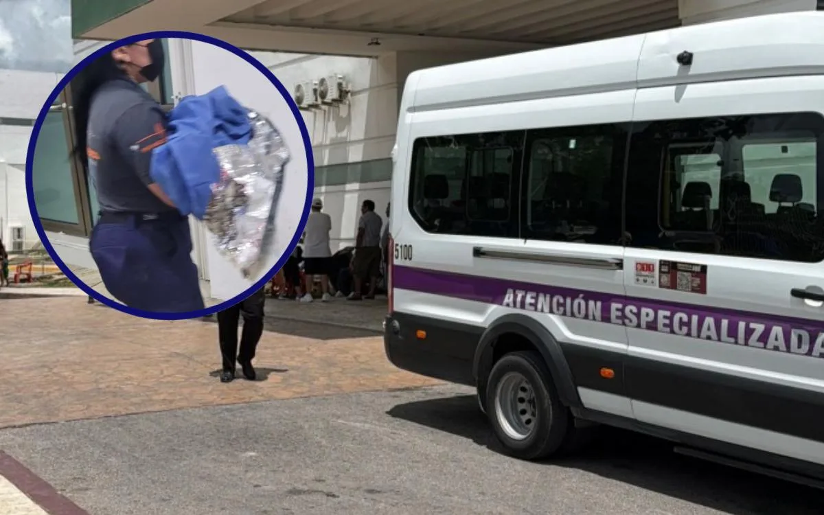 Localizan a la madre del bebé abandonado en un contenedor de Cancún y está hospitalizada