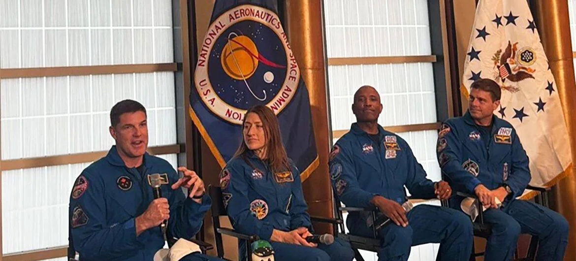 Los astronautas de Artemis II llevan a la ONU su mensaje de cooperación tras sobrevolar la Luna