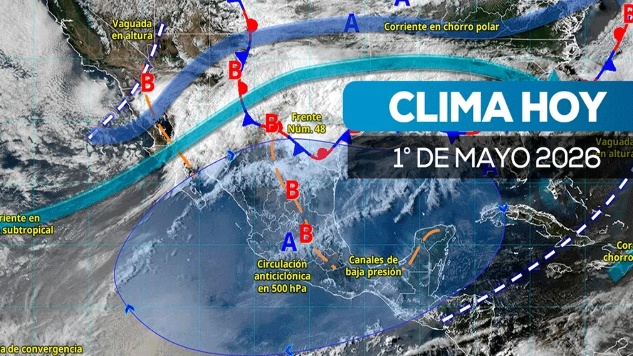 México enfrenta extremos climáticos: calor de 45° y tormentas con granizo el 1 de mayo