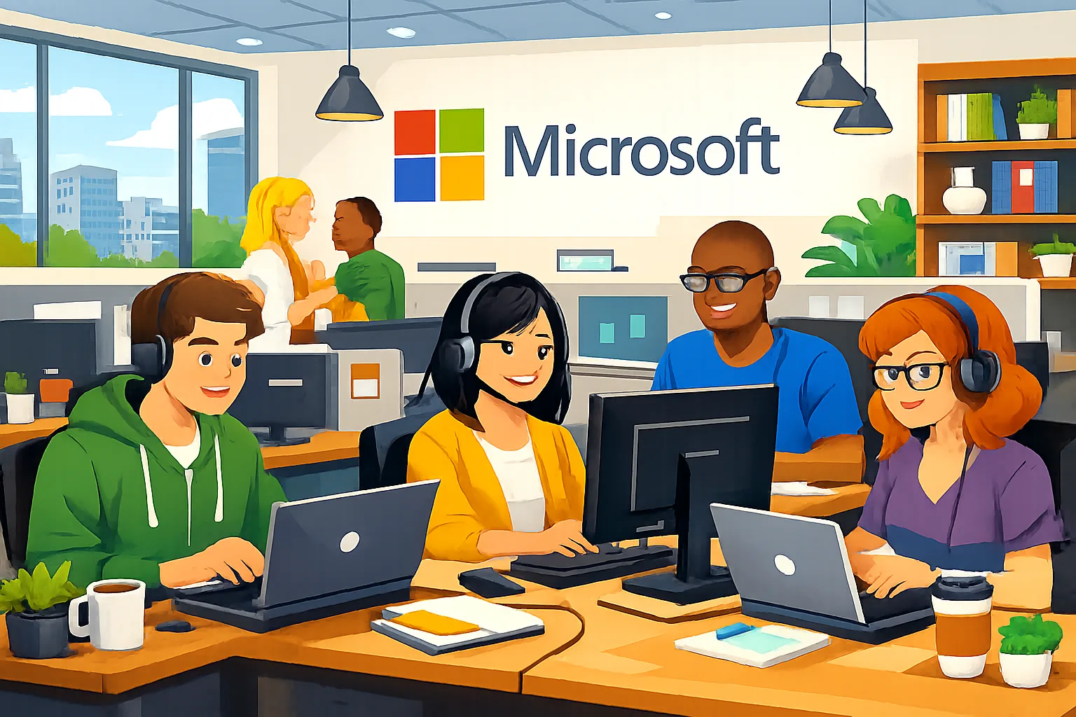 Microsoft acelera su transformación con equipos más compactos y una reestructuración profunda